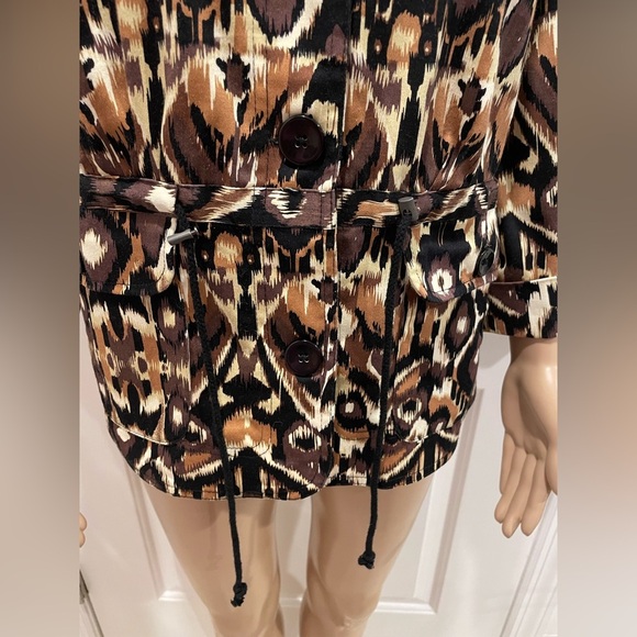 NWOT Elementz leopard jacket size L - Picture 2 of 5